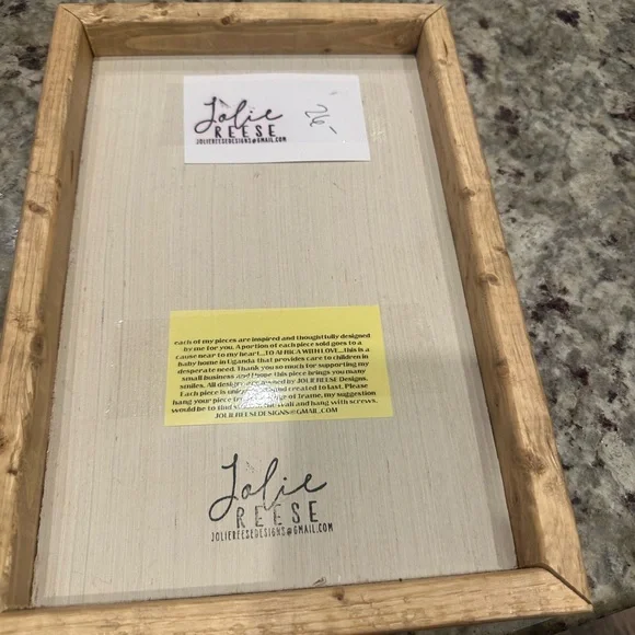 Rustic Party of 4 Wall Sign - Picture 3 of 3